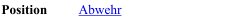 Position Abwehr